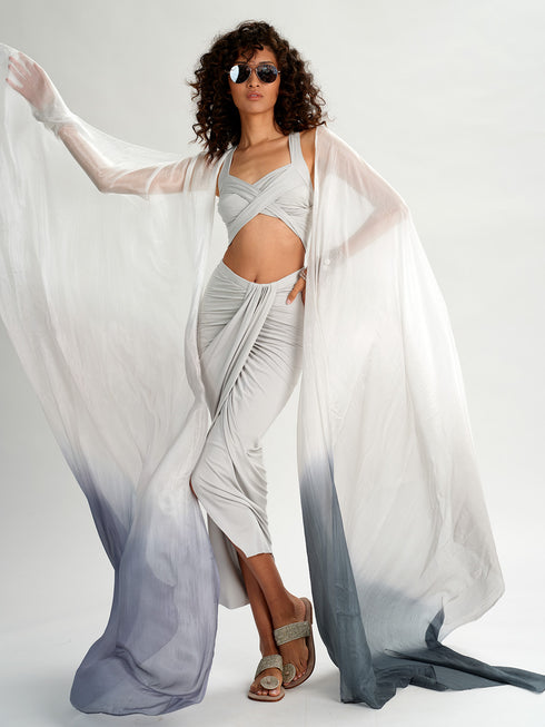 Jersey Twisted Cami Silver